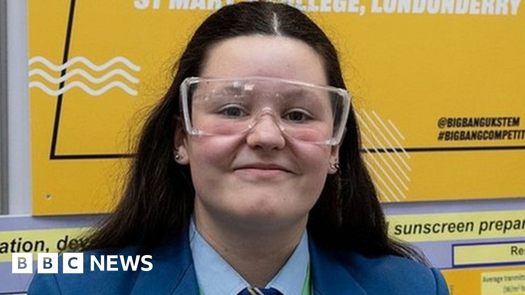 Eco Friendly Sunscreen Wins Top Science Award For Derry Pupil Bbc News