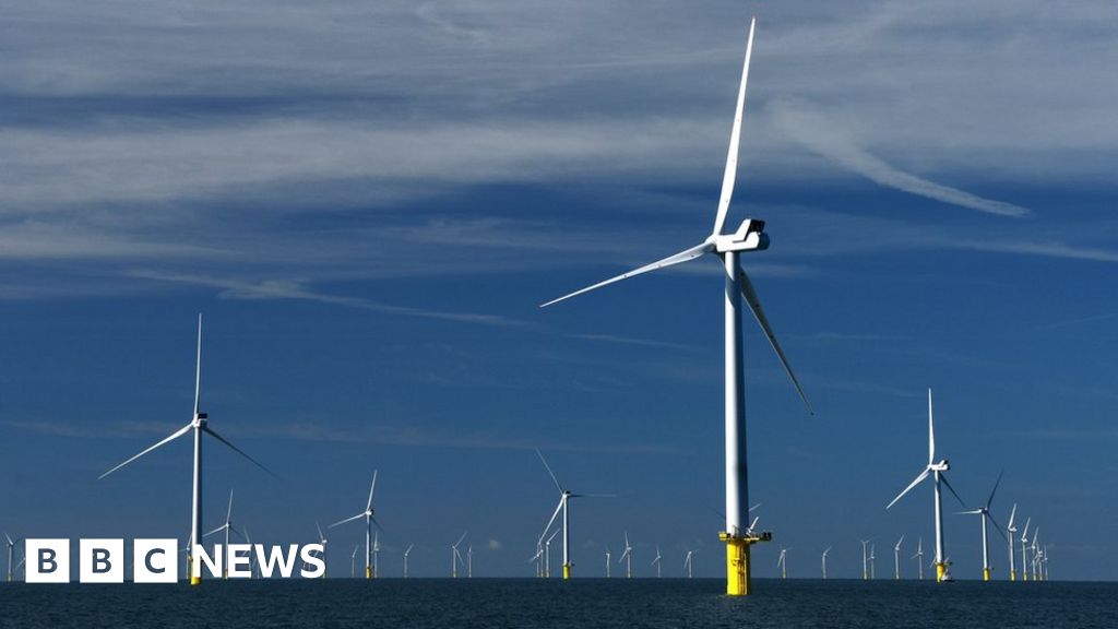 Climate change: Offshore wind expands at record low price - BBC News