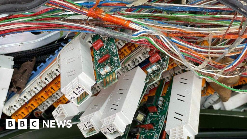 Danbury crash leaves home and business without broadband BBC News