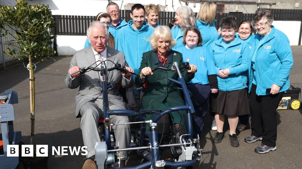 Royal visit: Charles and Camilla arrive in Northern Ireland