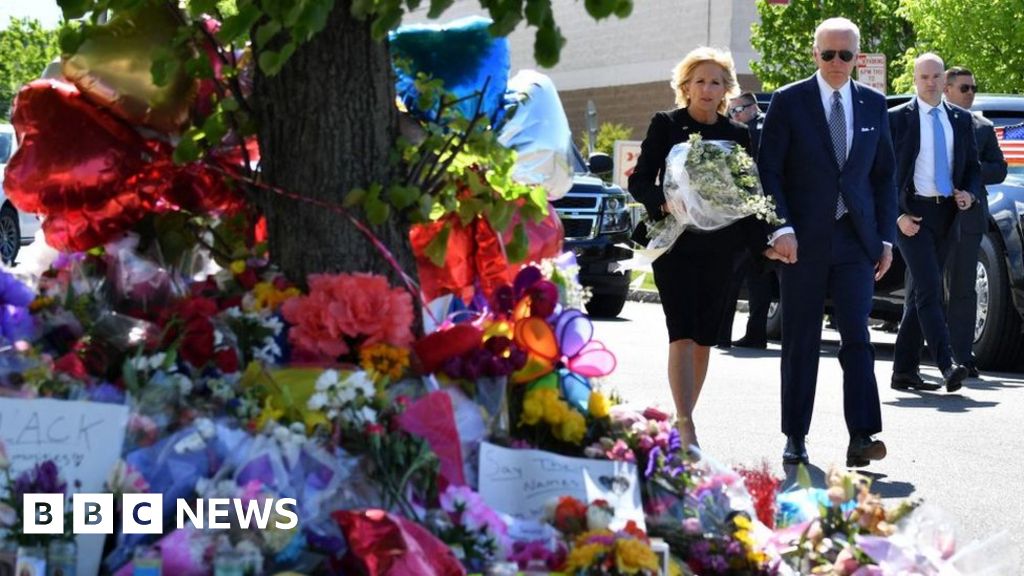 Buffalo shooting: Biden rebukes 'poison' of white supremacy