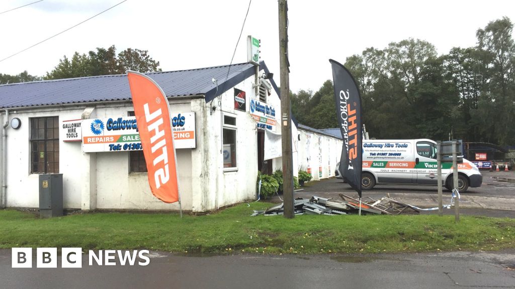 Dumfries industrial estate fire costs 'more than £300,000' BBC News