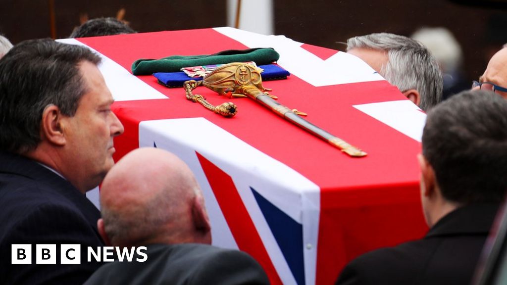 Funeral For Falklands War Medic Capt Rick Jolly Held Bbc News