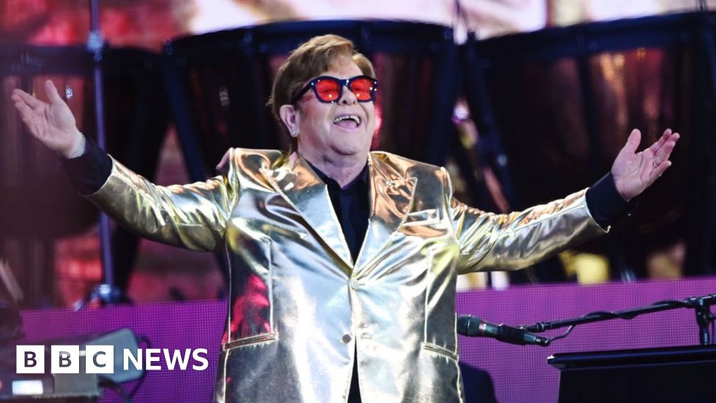 The sun goes down on Elton John with a rhapsodic Glastonbury set