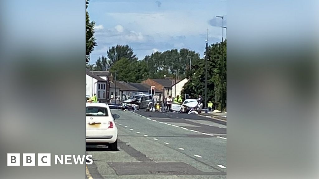 Salford crash Two men dead, third seriously injured