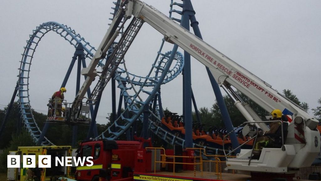 Pleasurewood Hills rollercoaster rescue