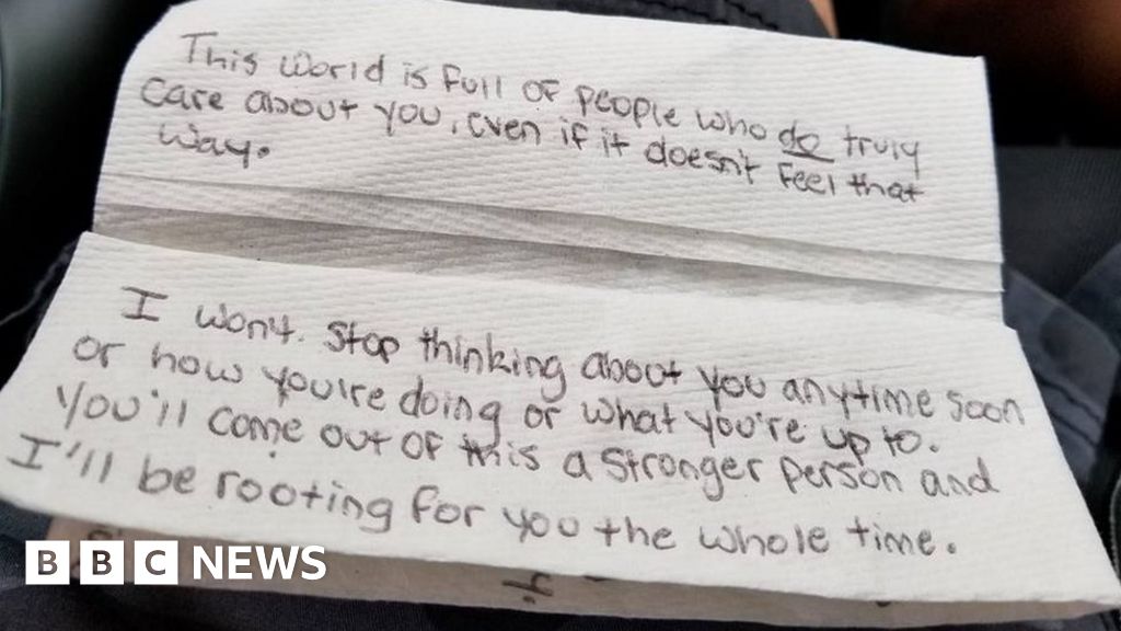 Grieving Mum Thankful For Strangers Kindness Bbc News 