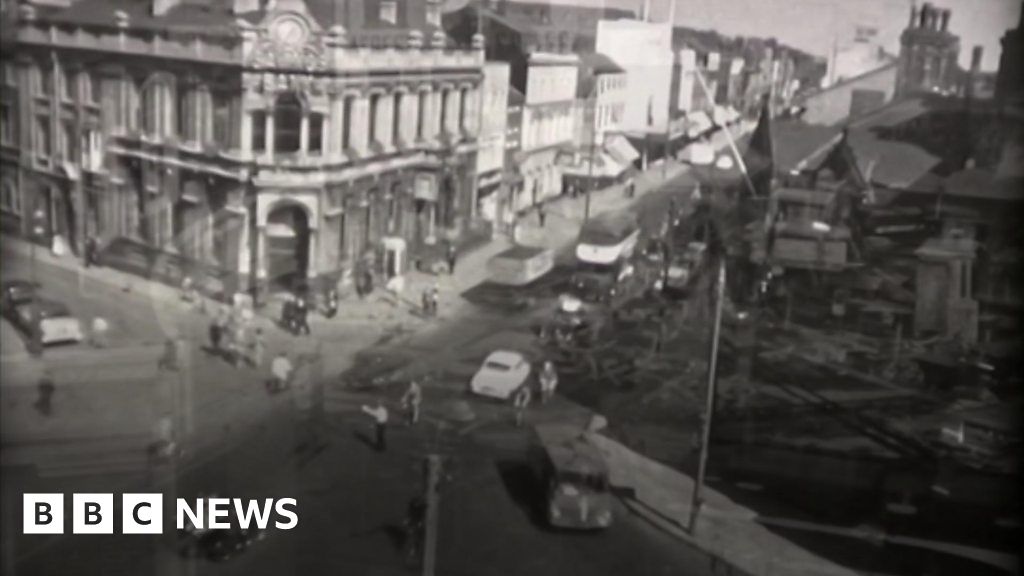 Archive film of Hull's transformation in the 1950s
