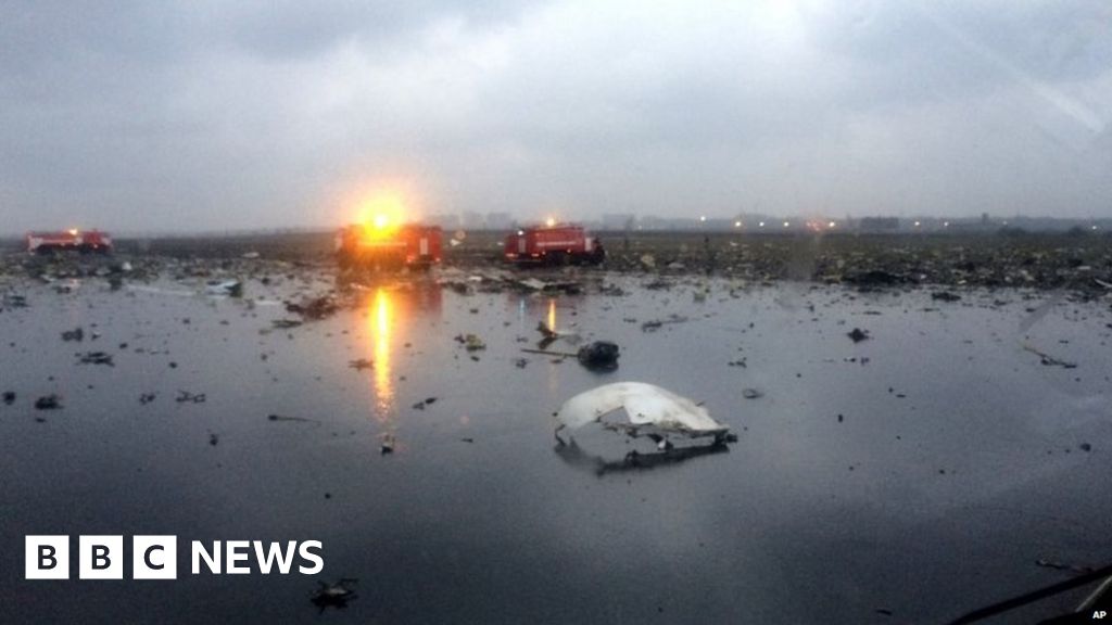 Russia plane crash Dozens killed in RostovonDon BBC News