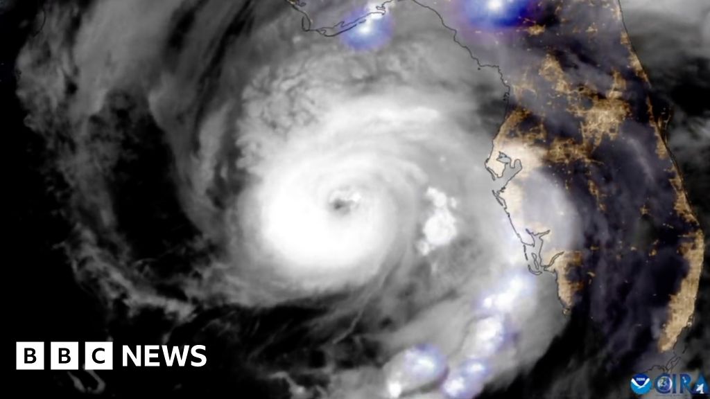 Hurricane Idalia Incredible footage shows destructive storm from space