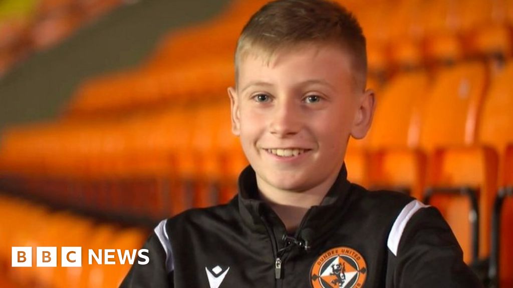 Boy, 12, signs for Dundee Utd after fleeing war in Ukraine ...