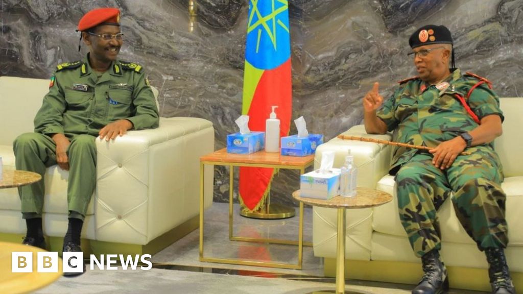 Началниците на армията на Етиопия без излаз на море и