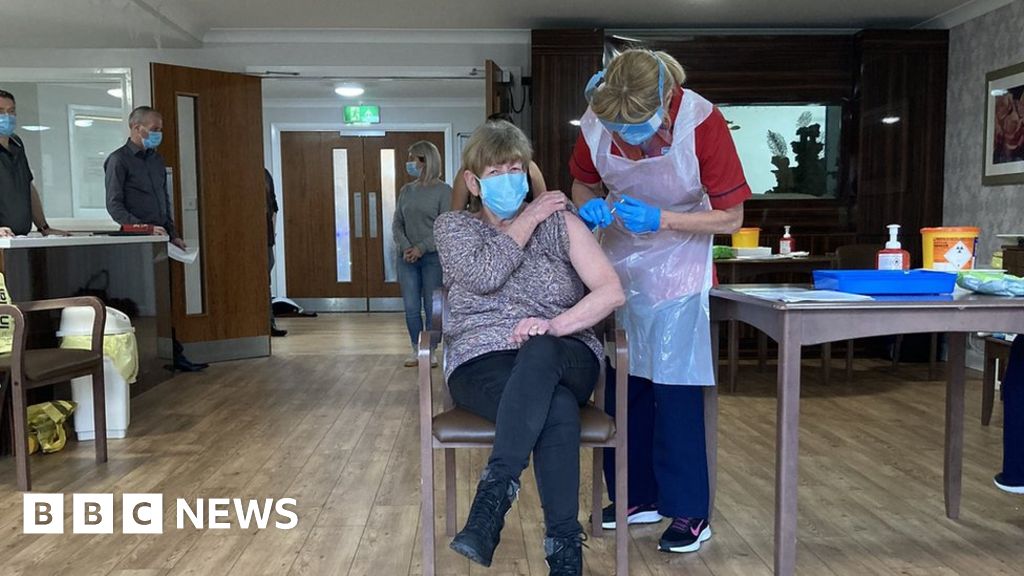 Coronavirus vaccine Belfast care home residents receive Covid19 jab