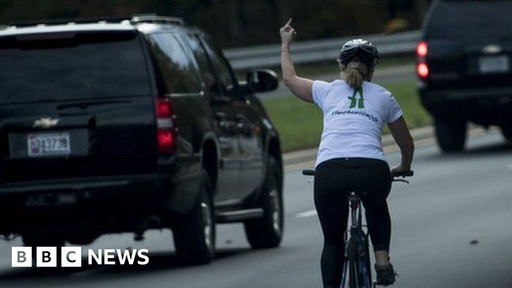 Woman Fired For Showing Trump Motorcade The Middle Finger