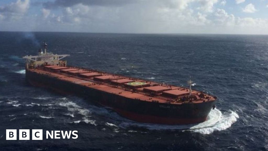 Huge ship vanishes in South Atlantic