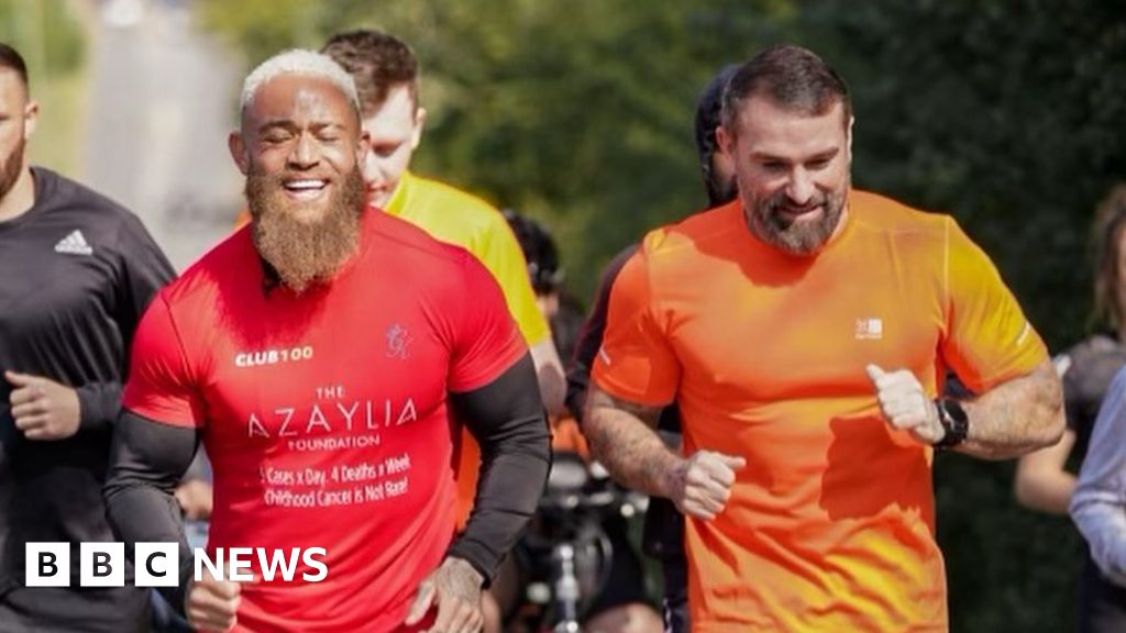 Ashley Cain completes ultra marathon in memory of daughter Azaylia