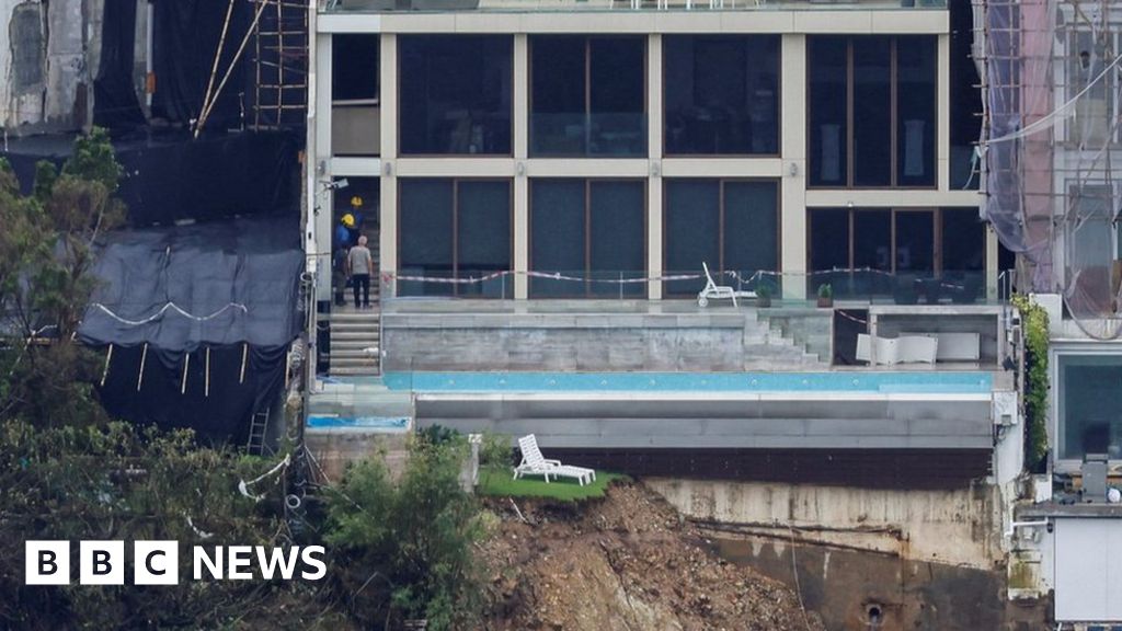 香港：创纪录降雨后悬崖宫殿面临倒塌风险