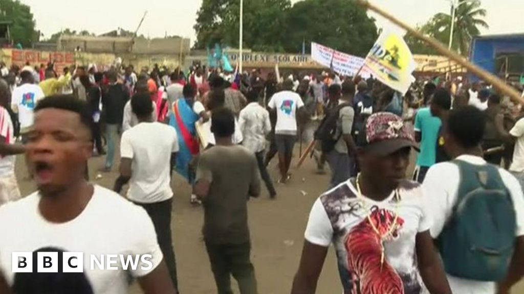 Protest Of Thousands In DR Congo Turn Violent - BBC News