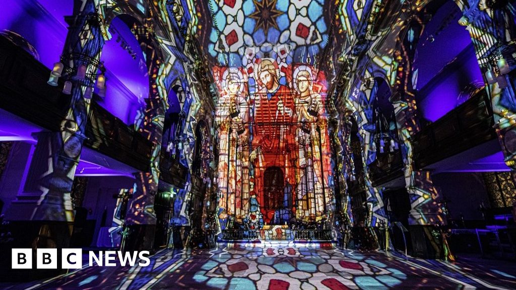 Birmingham Cathedral Light Show To Tell Windows Story Bbc News
