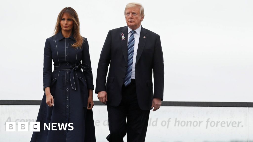 Trump marks 9/11 anniversary at Pennsylvania memorial - BBC News