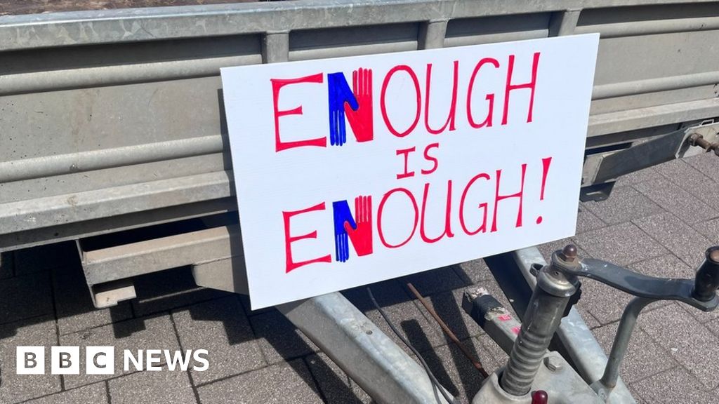 Coleraine Protest over Causeway Hospital maternity services decision