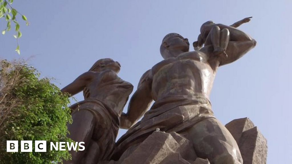 Inside Africa's tallest statue in Senegal BBC News
