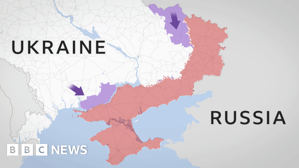 Ukraine in maps: Tracking the war with Russia - BBC News