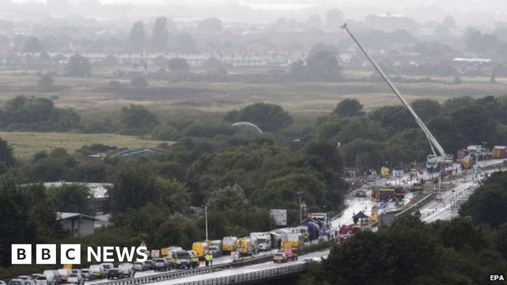 Shoreham air crash In pictures BBC News