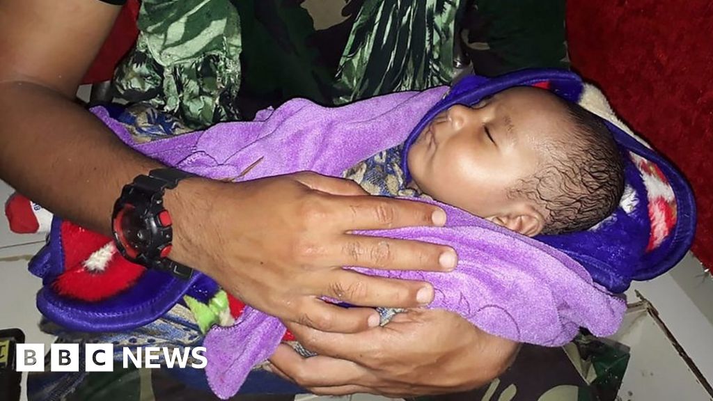 Indonesia Floods: Baby Rescued From Underneath Collapsed Building