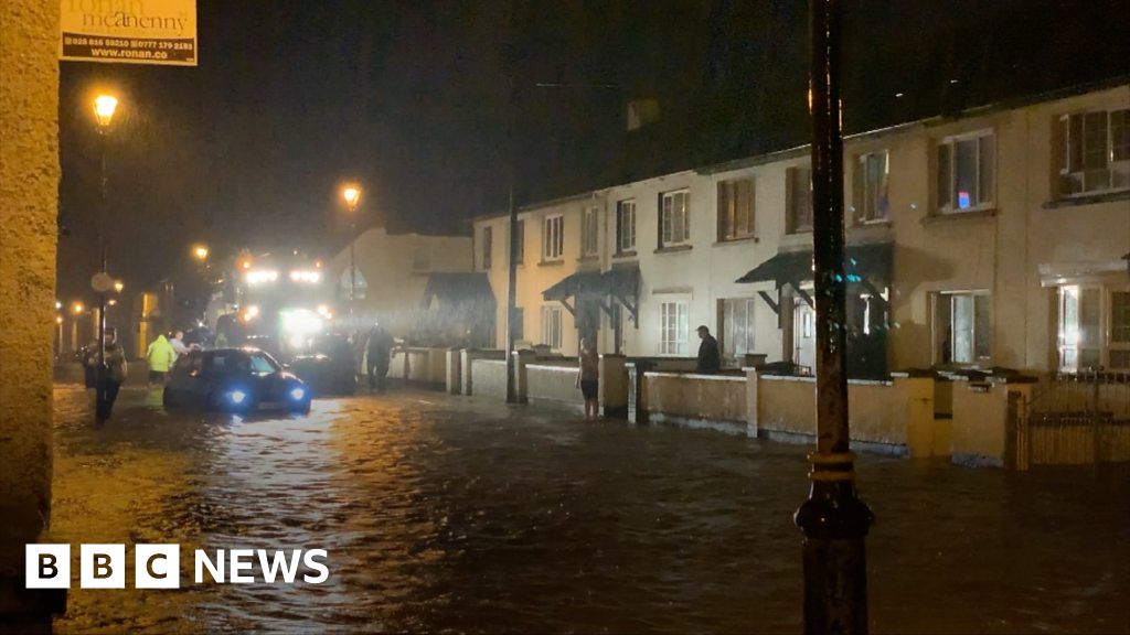 Sion Mills Homes damaged by severe flooding in County Tyrone BBC News