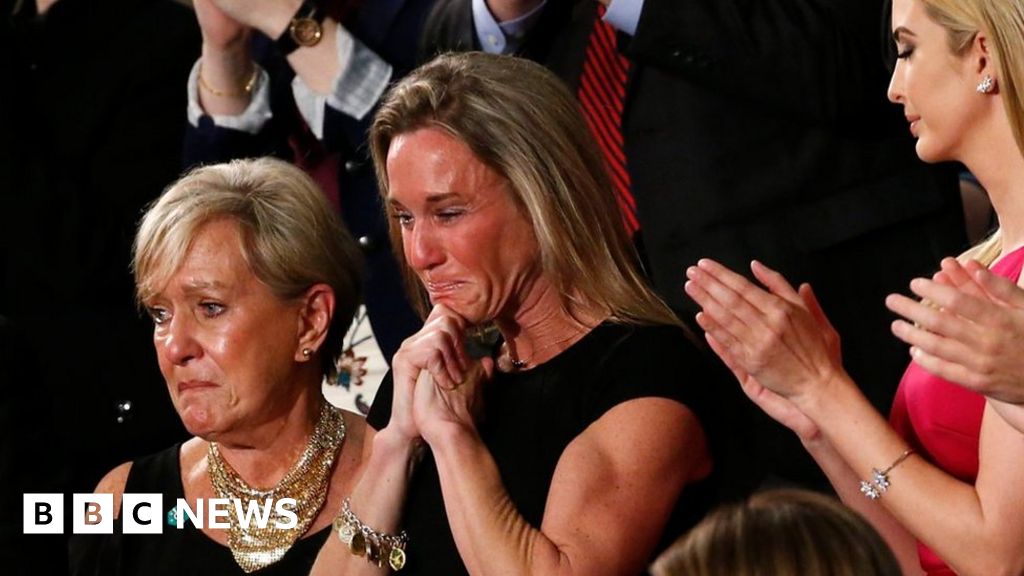 President Trump hails fallen Navy Seal Ryan Owens BBC News