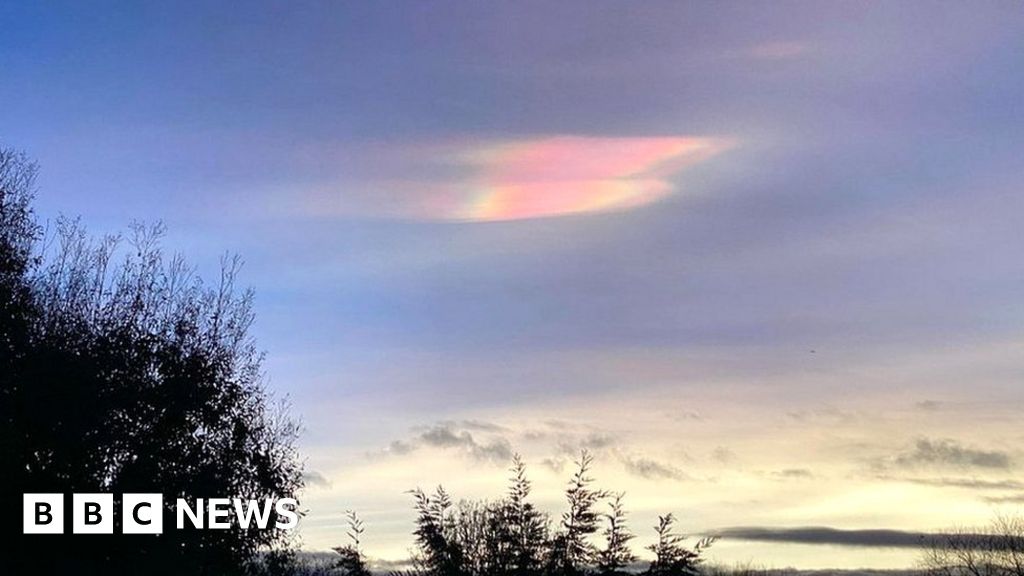 In Pictures: Rainbow clouds captured on camera in the south 