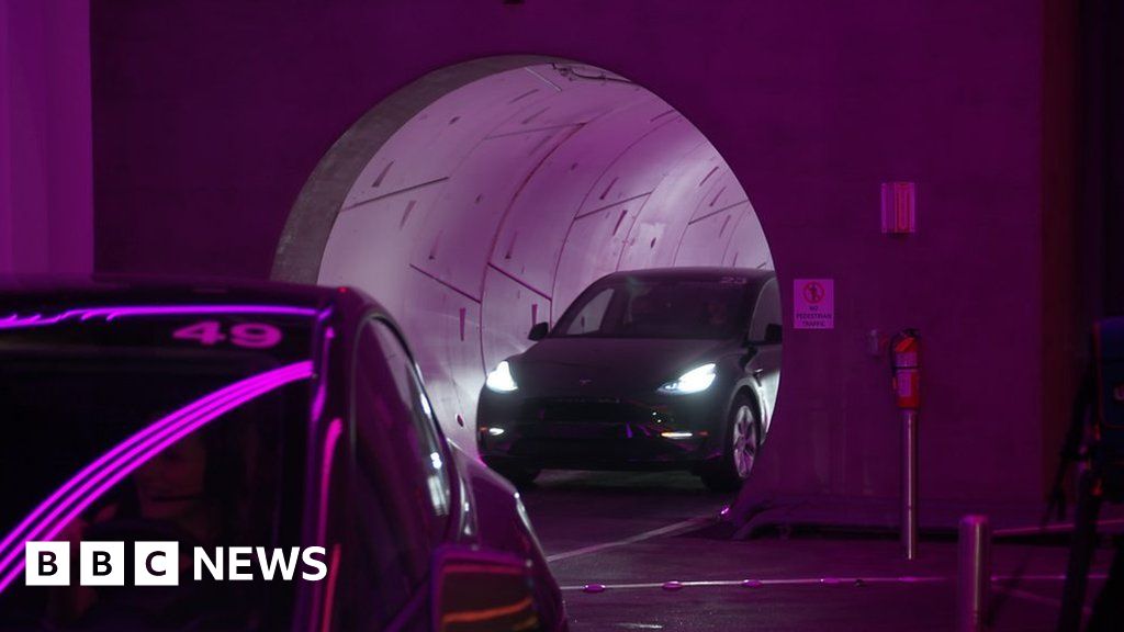 Musk’s Boring Company shows off tunnels under Las Vegas