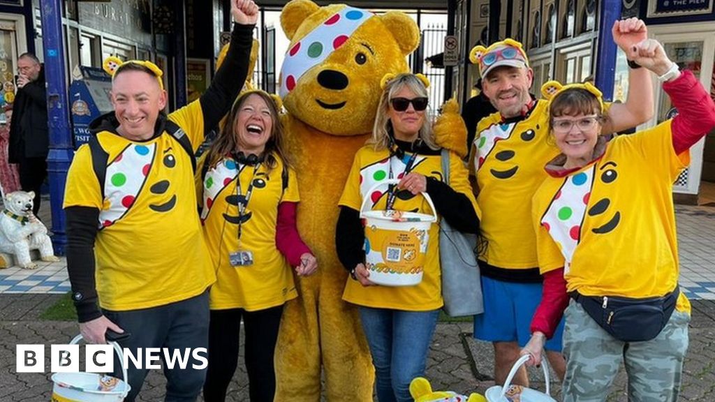 Children in Need BBC South East team completes pier to pier challenge