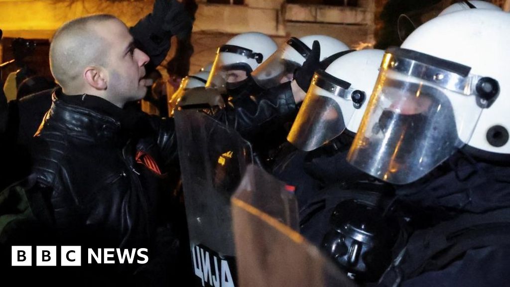 Serbia nationalist protests spike tensions over Russia
