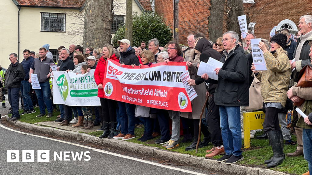 Wethersfield Housing migrants at exair base 'not an emergency' BBC News