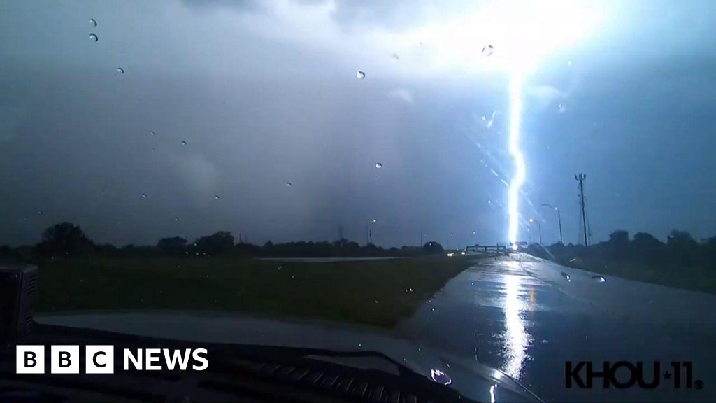 Lightning Strikes Twice And Again And Again Bbc News 