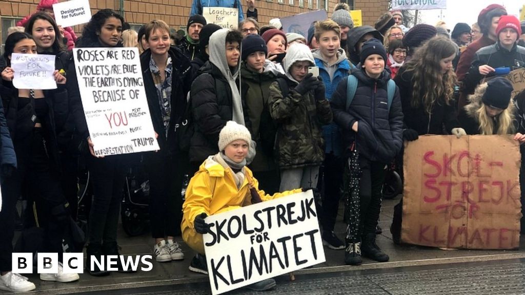 Greta Thunberg, 16, up for Peace Prize