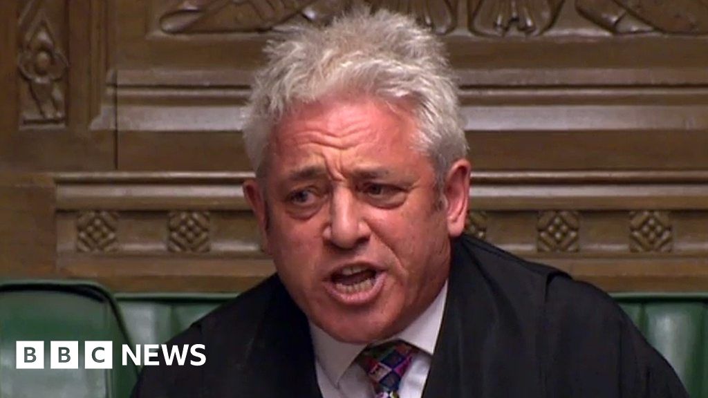 John Bercow Last Orders As He Steps Down As Commons Speaker Bbc News