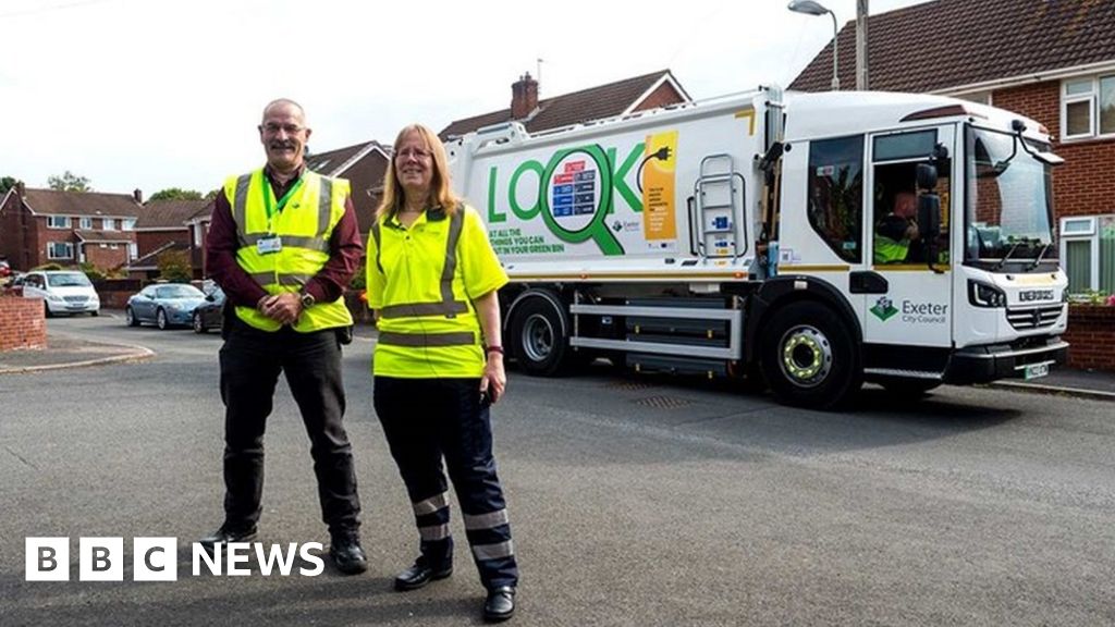 Electric bin lorries launched in Exeter