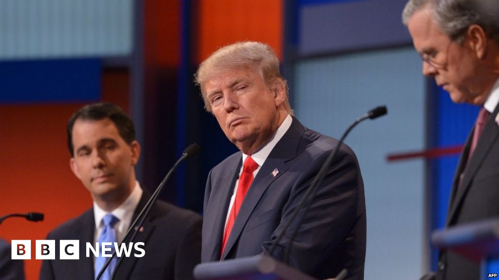 Defiant Donald Trump Dominates US Republican TV Debate - BBC News