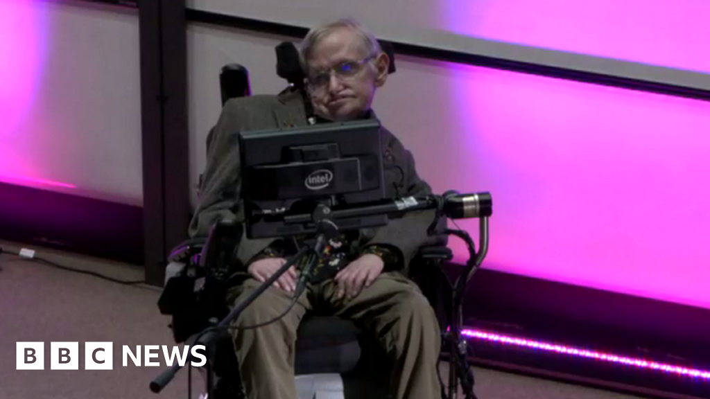 Stephen Hawking Gives Talk On Black Holes At Oxford University Bbc News 5110