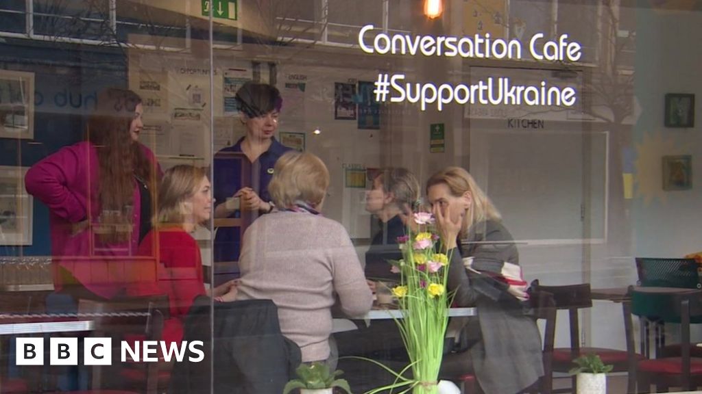 Exeter café helps hundreds of displaced Ukrainians