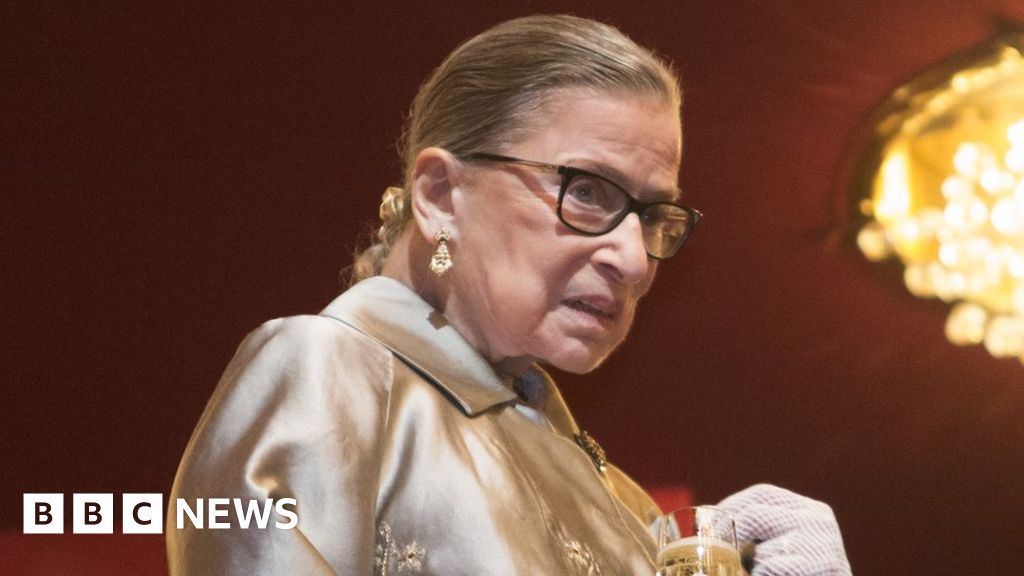 Trump Calls On Justice Ginsburg To Resign Amid Political Row Bbc News 