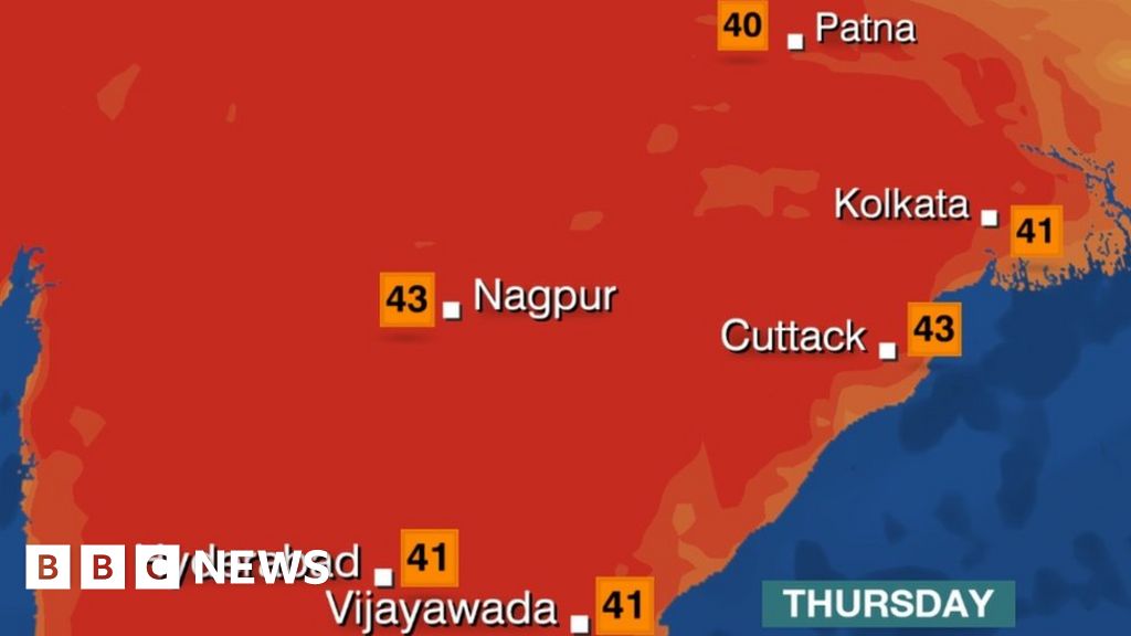 India weather: Dangerous temperatures arrive early - BBC News