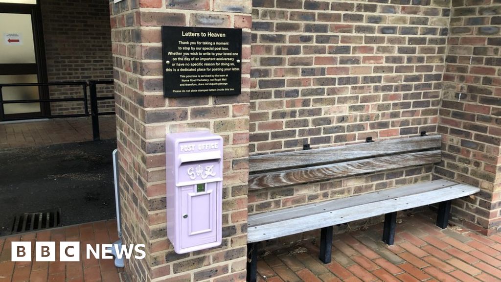 Bedford crematorium installs postbox for grieving families BBC News