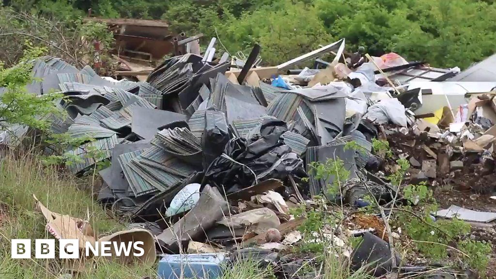 Tonnes of rubbish dumped near Basildon country park BBC News