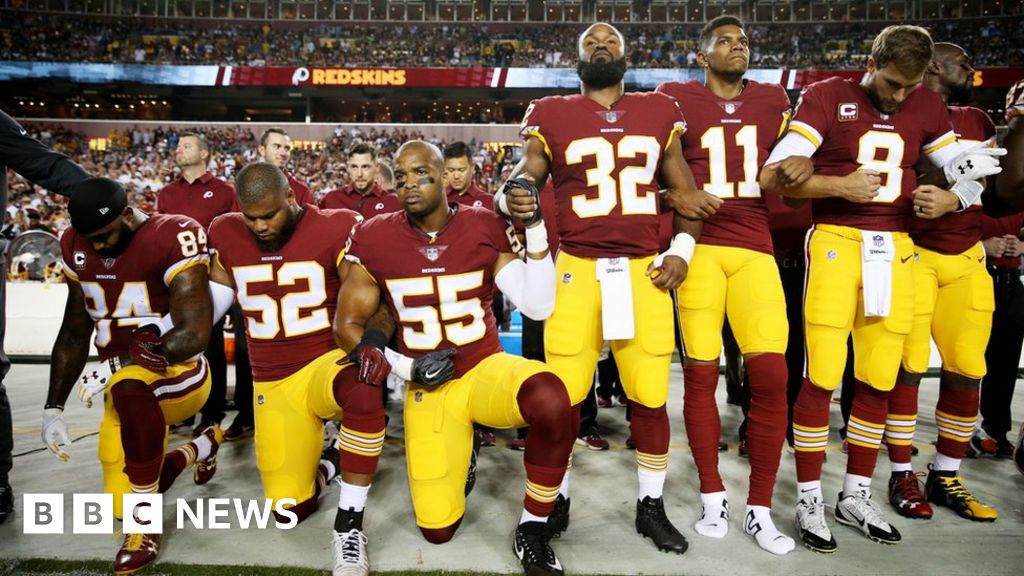 Anthem Protest How Diverse Is The Nfl Bbc News