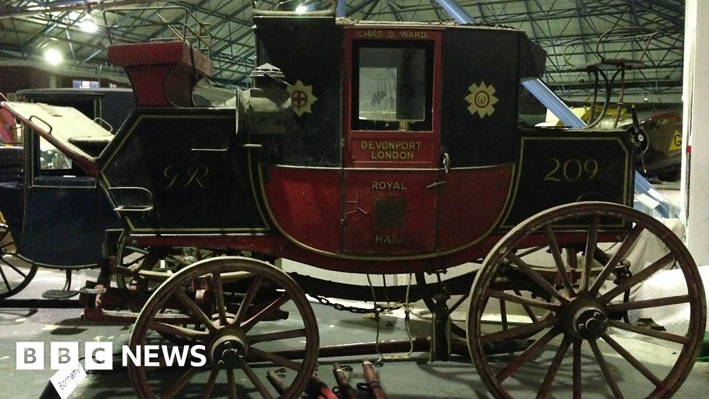 A rare horse-drawn mail coach has sold at auction for more than £ ...