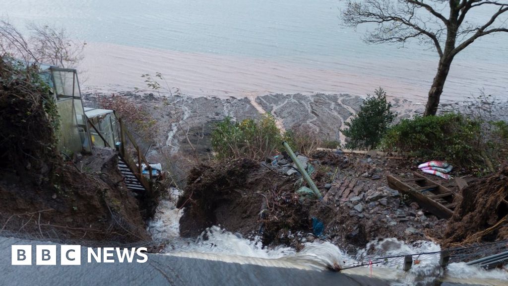 £95,000 funding to improve Beaumaris landslide road BBC News